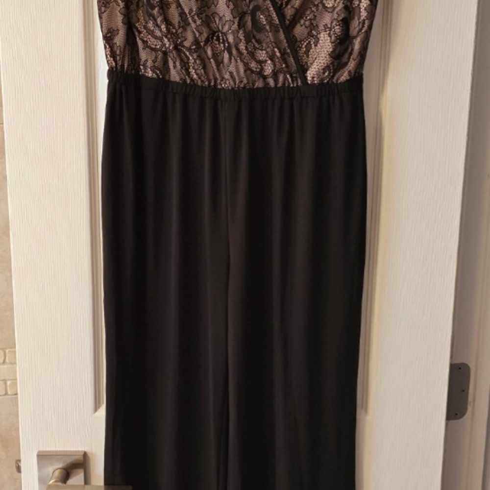 Black and Lace Jumpsuit